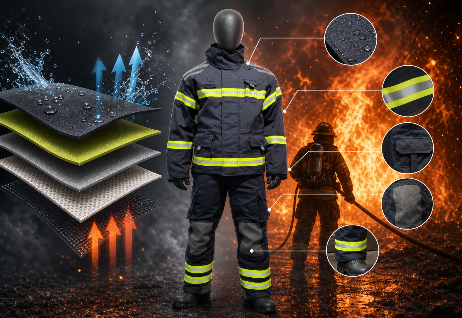 EN 469 Firefighter Suit