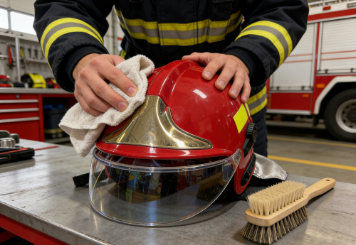 Structural fire helmet 