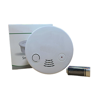 Smoke Detector with Battery Independent Electronic Component