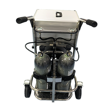Firefighting Trolley Mounted Air Breathing Apparatus(SCBA) Cart Mine Rescue Equipment 6.8L